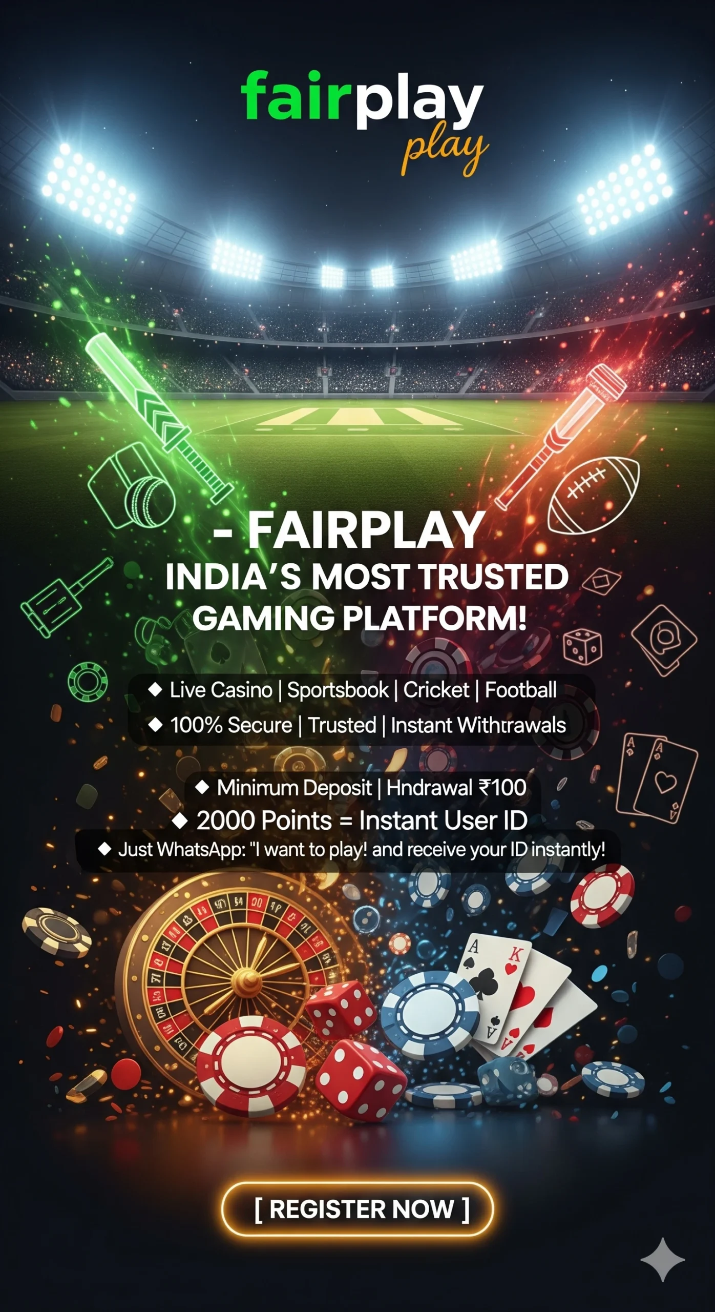 My Fair Play Sports Betting Cricket Football and More