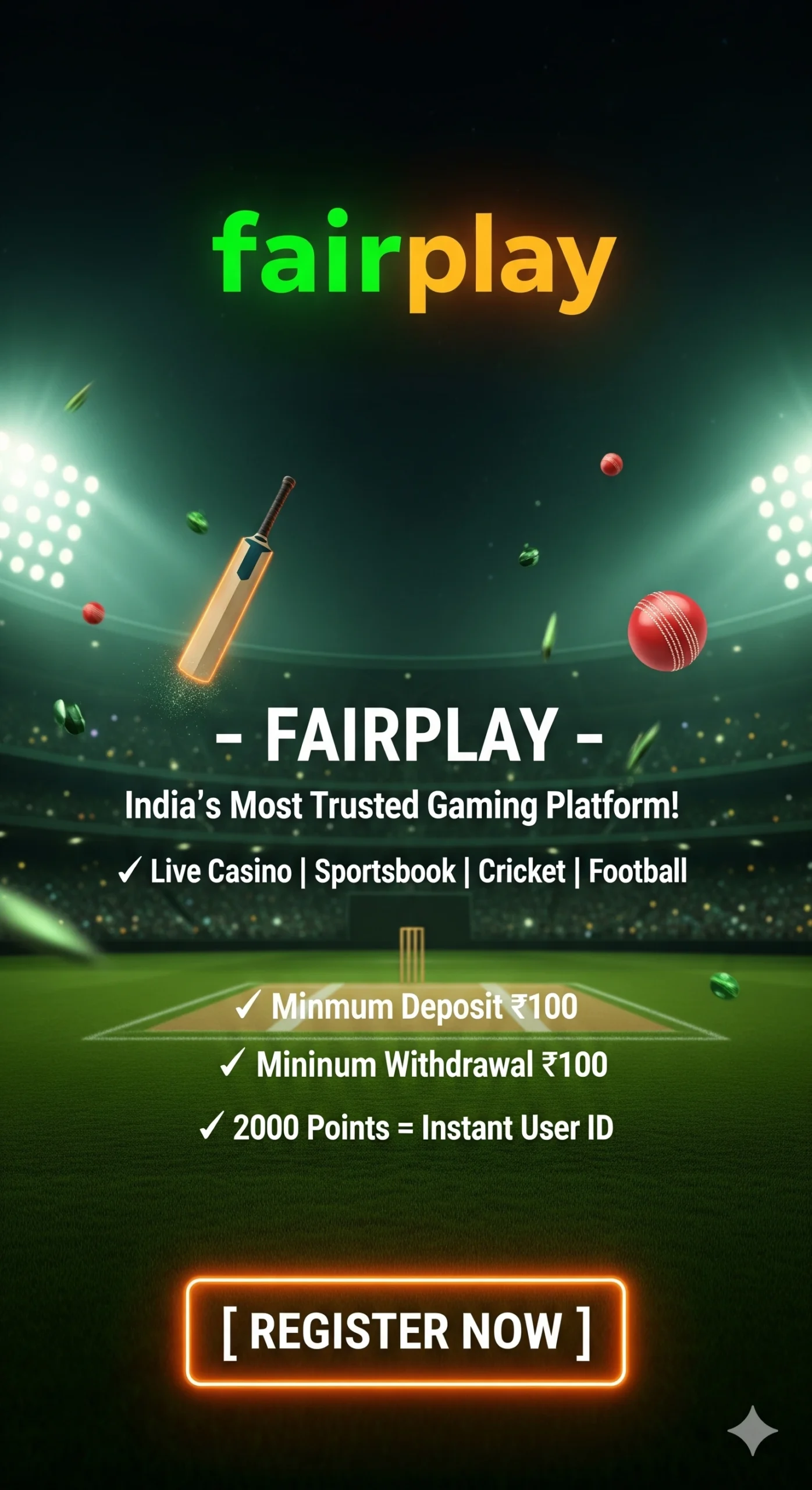 Register Now on My Fair Play and Claim Casino Bonus