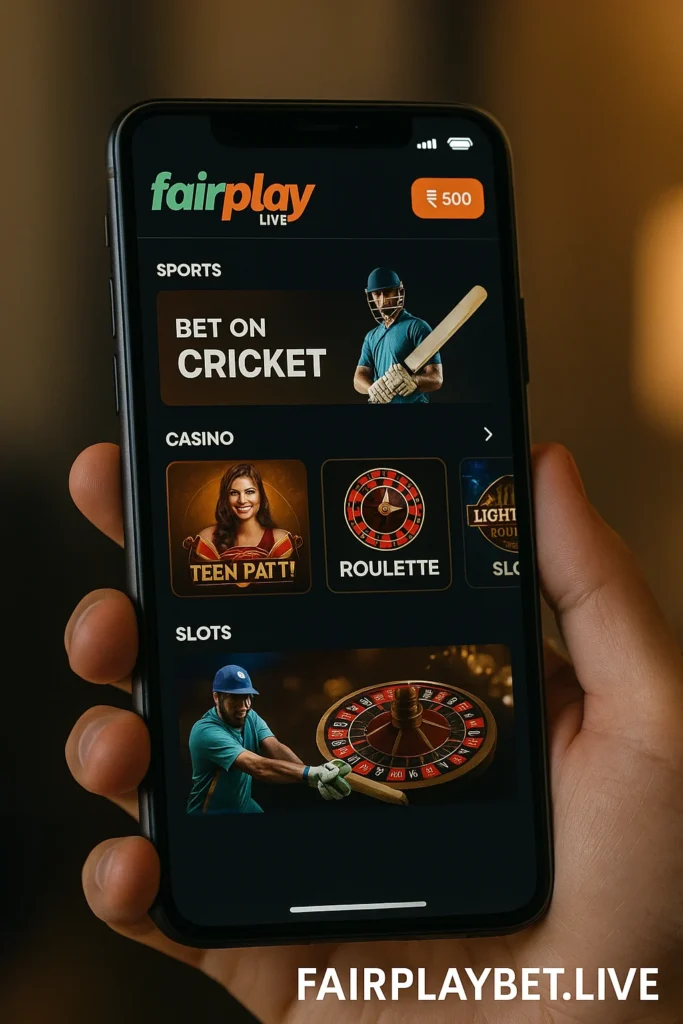 FairPlay Live App Dashboard 2025