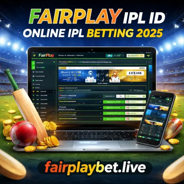 FairPlay IPL ID 2025 online IPL betting platform interface with live match options on fairplaybet.live