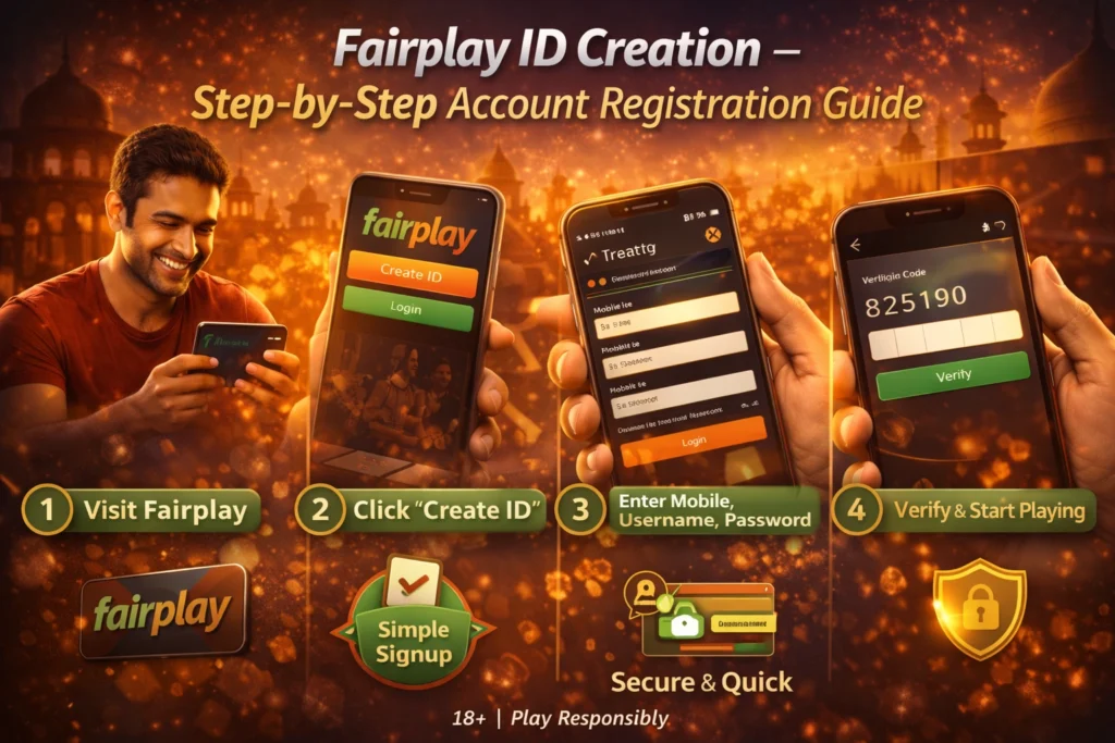 Fairplay ID creation step-by-step account registration process for online casino users