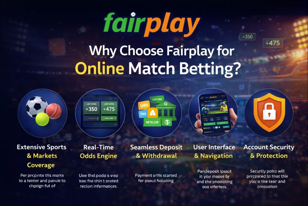 Why choose Fairplay for online match betting with live odds and secure payments