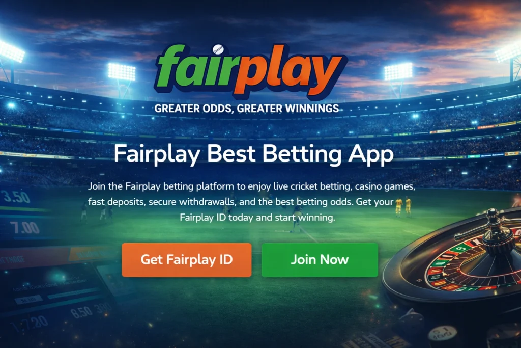 Fairplay Best Betting App for Cricket Betting and Casino Games