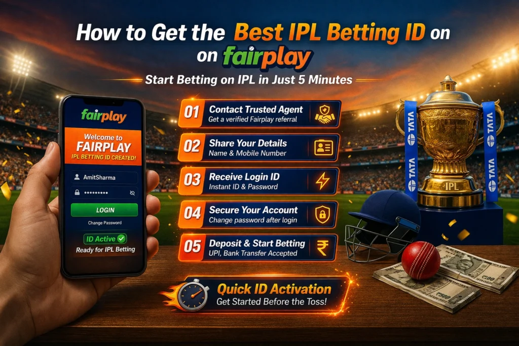 How to get Best IPL Betting ID on Fairplay step by step guide with secure login and fast deposit