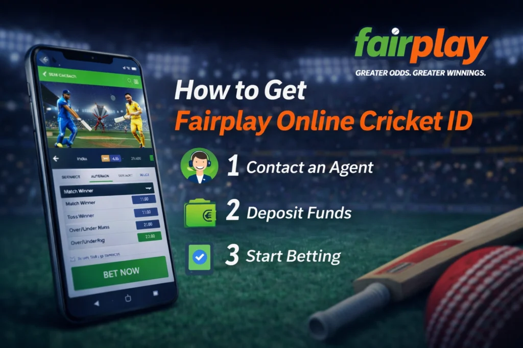 How to get Fairplay Online Cricket ID step by step for live cricket betting