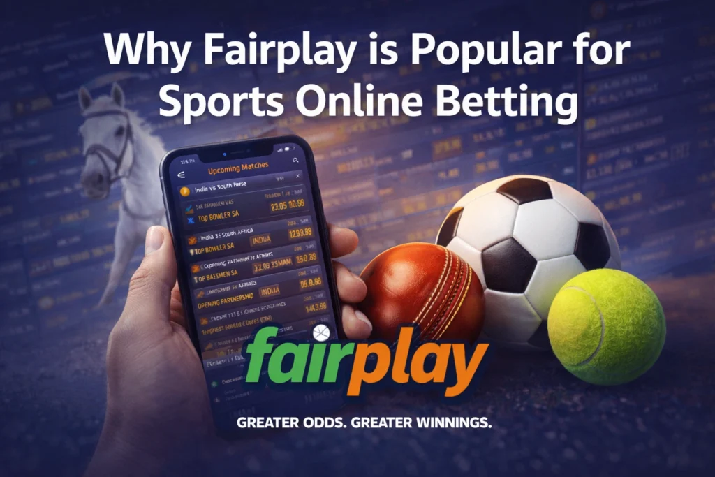 Why Fairplay is popular for sports online betting platform with cricket football tennis and mobile betting interface