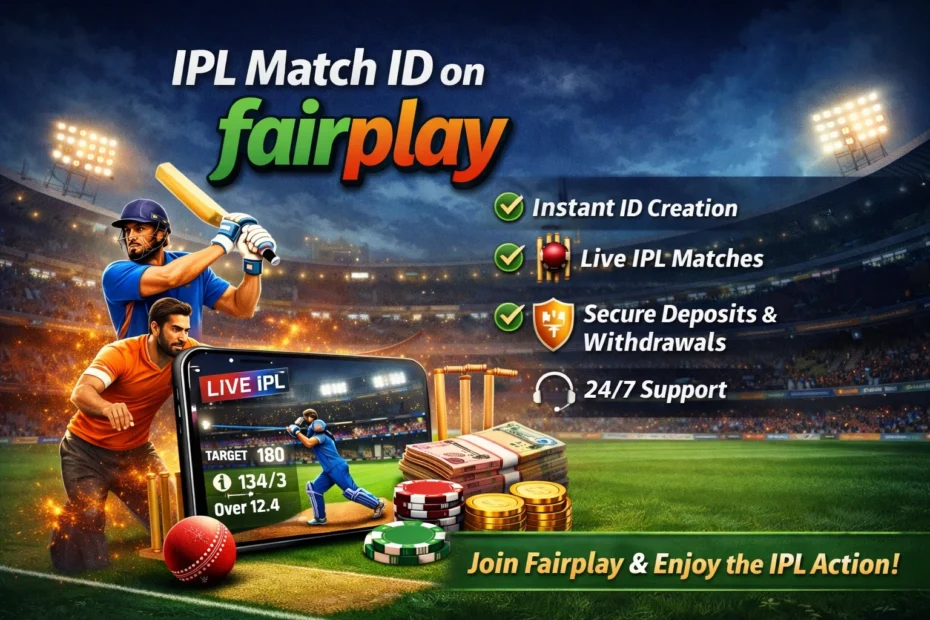 IPL Match ID on Fairplay with live IPL matches, instant ID creation, and secure deposits
